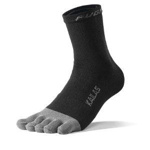 KAILAS <BR> MID CUT 5 FINGERS RUNNING SOCKS