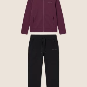 FREDDY <BR> Tuta Sportiva Donna con Zip, Collo Alto e Dettagli in Strass